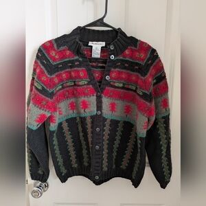 Vintage Talbots Wool Button-Up Cardigan M